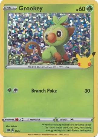 McDonald’s 25th Anniversary Holo Grookey #8